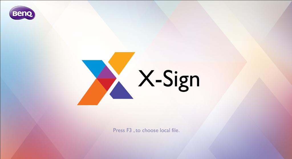 BenQ X-Sign Player Ta aplikacja jest zgodna z systemami operacyjnymi Windows 7, Windows 7 Embedded i Windows 8 firmy Microsoft.