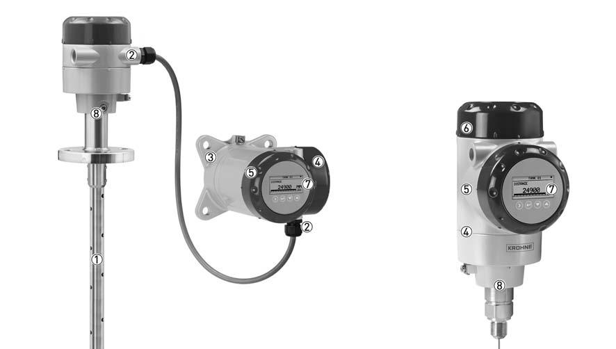 OPTIFLEX 2200 C/F Cechy produktu 1 1.1 Modułowy przetwornik poziomu TDR Niniejsze urządzenie, to radarowy miernik poziomu TDR do pomiaru odległości, poziomu, objętości i masy.