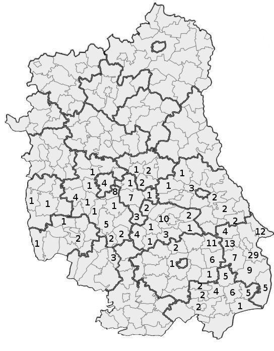 Małgorzata Bzowska-Bakalarz, Katarzyna Ostroga Obiekt i warunki badań Rejon lubelski charakteryzuje się wysokim wskaźnikiem waloryzacji rolniczej przestrzeni produkcyjnej - 73,5 pkt.