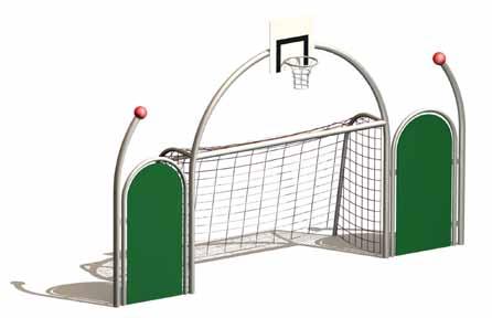WYPOSAŻENIE SPORTOWE PORTA - Zabawka typu urządzenie sportowe w formie bramki do piłki nożnej,