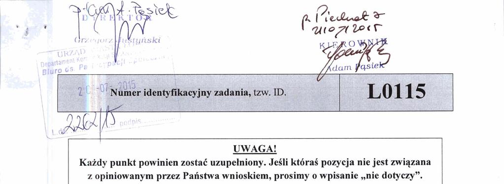 Cz# B. Analiza merytory-czna propozycji zadania (wypehria meryforyczna bm81"jea arganizacyjna Urzedu Milksta Ea&i/miejska jednastka organizacyjna]. 1.