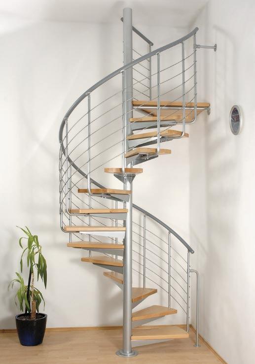 atrium system TYPOWY KOMPLET ZAWIERA: 13 elementów + podest, 13 stopni drewnianych wraz z płytą podestu, balustradę.