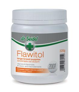 www.dermapharm.com.pl dr Seidel FLAWITOL dla szczeniąt (tabletki) Preparat dostosowany do zwiększonych potrzeb rosnącego organizmu.