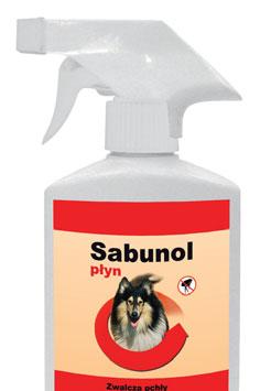 Sabunol www.dermapharm.com.pl SABUNOL płyn do zwalczania pcheł w otoczeniu Środek przeznaczony do zwalczania pcheł w otoczeniu zwierząt: na legowiskach, dywanach, klatkach, budach itp.