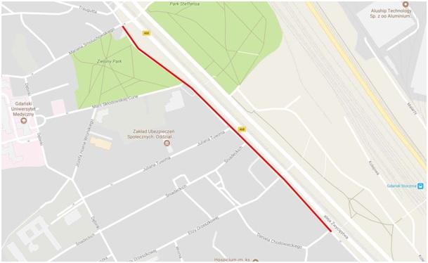 3. Traktu Konnego, na odcinku od ul.