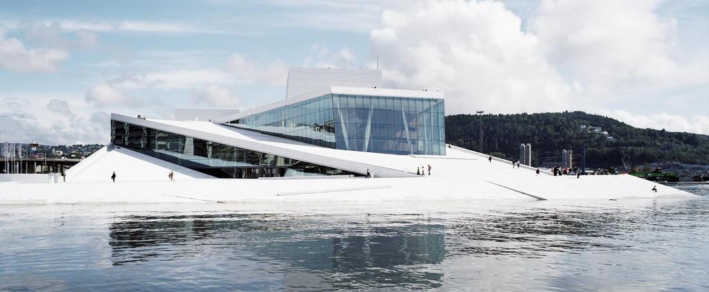 GOŚĆ SPECJALNY - SNØHETTA 10 lat później studio zaprojektowało gmach Opery Narodowej w Oslo. W 2009 roku projekt otrzymał nagrodę Miesa van der Rohe.