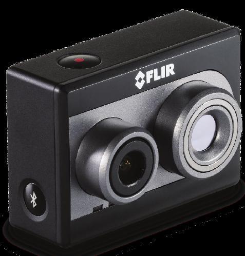 FLIR Duo R FLIR Duo R to pierwsza kompaktowa i lekka kamera z radiometrycznym przetwornikiem termowizyjnym oraz dziennym do profesjonalnych zastosowań.