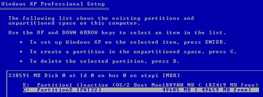 Instalacja Windows XP doprowadzi do braku możliwości rozruchu Windows Vista. 12. Uruchom kreatora Boot Manager Setup.