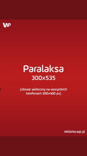 Waga: do 80kB Format: jpeg, png, html5 System operacyjny: ios, Android, Windows Phone 2.7.3. Paralaksa To statyczna reklama emitowana ze slotu rectangle dostępna wyłącznie na SG WP.