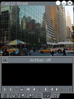 Podręcznik użytkownika aplikacji klienta Pocket_VDRC. 16 4.6 Przeglądanie archiwum Ostatnia zakładka umożliwia przeglądanie archiwum nagrań.