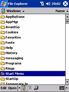 Otwieramy katalog Windows 5.