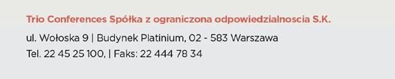 .. Ulica... Kod pocztowy i miasto... Telefon lub fax... E-mail... 4. Dane nabywcy (do faktury VAT)... Nazwa Firmy... Adres... NIP... Osoba kontaktowa tel:... Regulamin udziału w wydarzeniu 1.