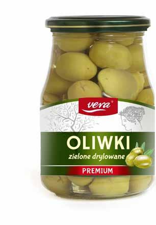 g 200 g 144 9 590437840774 Oliwki zielone drylowane nadziewane czosnkiem Green olives stuffed with garlic Oliwki