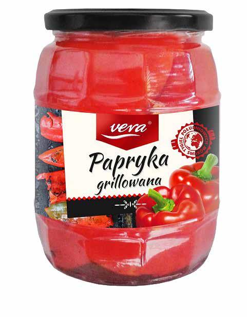 100 g 0 g 528 39 59043784082 Papryka grillowana Grilled red pepper Kapary w zalewie Capers in brine 90 g 400 g 9 78 590437842044 950 g 550 g 0 00