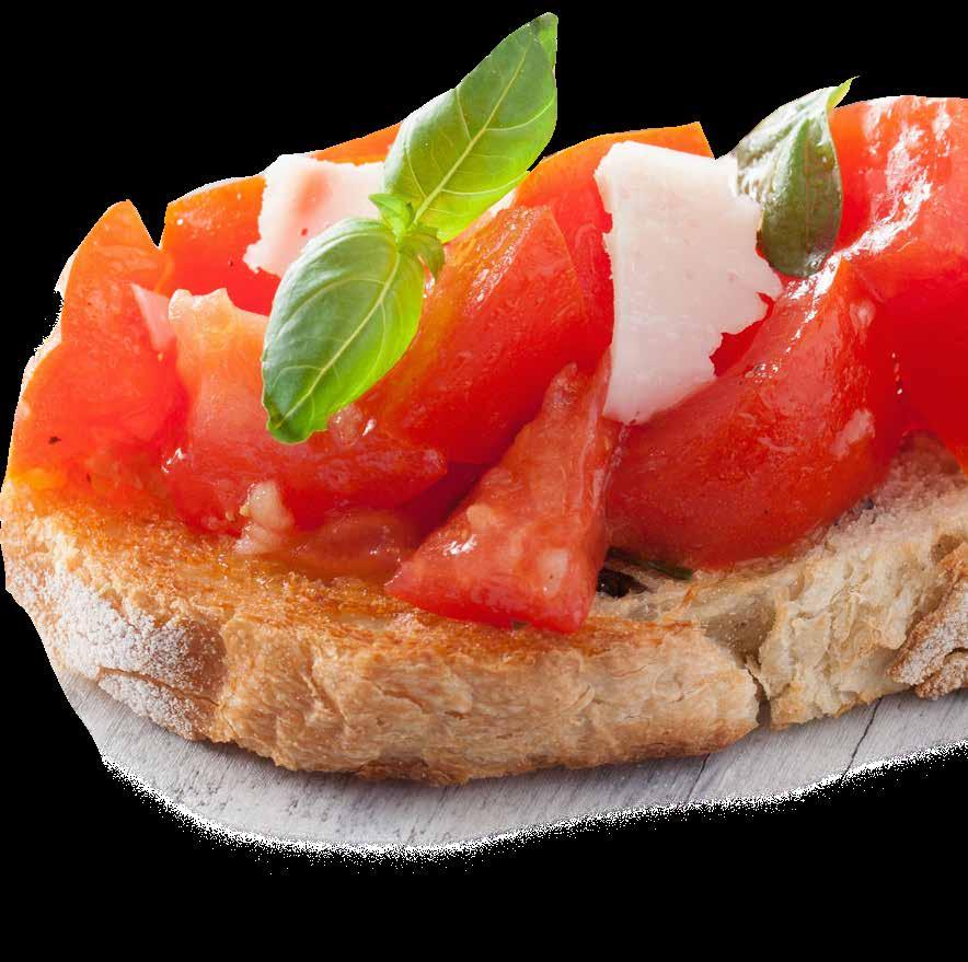 with dried tomatoes Bruschetta pomidorowo-czosnkowa