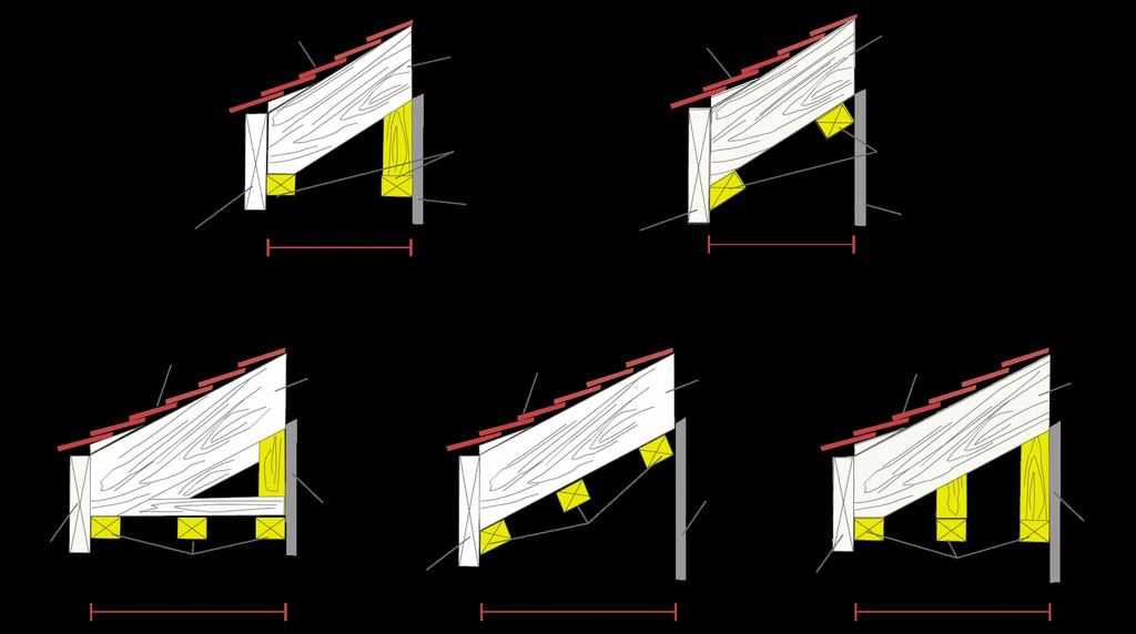 1. WYKONANIE PODBITKI DACHOWEJ ( PODSUFITKI ) Podbitkę dachową montujemy na konstrukcji nośnej wykonanej z łat drewnianych o wymiarach minimum 25 x 50mm. Rozstaw łat nie powinien być większy niż 60cm.