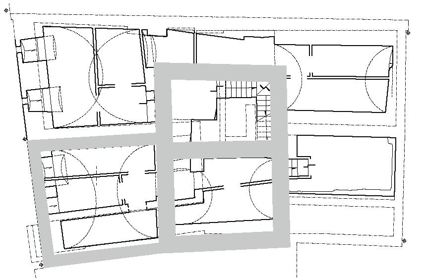 76 Rys. 1. Przekrój przez piwnice i parter Fig. 1. Cross-section through cellars and groud-floor 3.