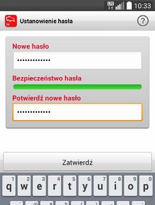 który ustanowiłeś telefonicznie poprzez konsultanta lub otrzymałeś listem poleconym.