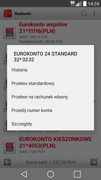 dostęp do wskazówek na temat bezpiecznego korzystania z aplikacji, będziesz mógł zapoznać się z informacjami o opłatach związanych z Pekao24 oraz godzinami granicznymi przyjmowania dyspozycji