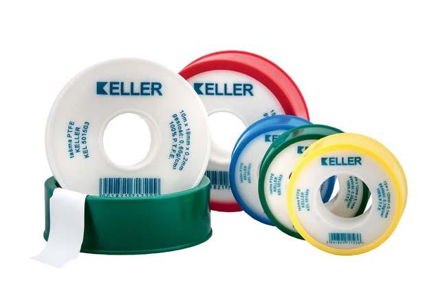 DZIAŁ INSTALACYJNY Nowości marki Keller OFERTA MARKI KELLER ZOSTAŁA OSTATNIO POSZERZONA O DWA WAŻNE PRODUKTY. SĄ NIMI NACZYNIA KELLER DO C.O. I C.W.U. ORAZ TAŚMY TEFLONOWE KELLER DO USZCZELNIANIA GWINTÓW.