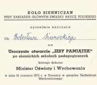 Od lewej: Franciszek Witek, Jadwiga Sokół, Alina Zawadka, Barbara