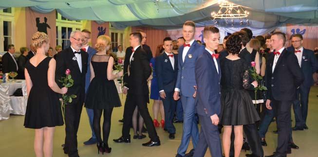 Studniówka w Zespole Szkół w Siennicy w styczniu 2016 r.