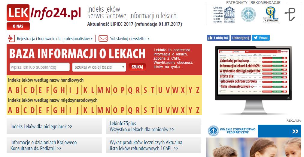 [1/37] Apteki internetowe W naszym materiale opiszemy wybrane apteki, w których możemy zakupić leki bez recepty oraz na receptę drogą internetową.