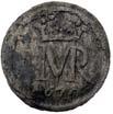 1164 R2, ale odmiana z trójlistkiem pod monogramem króla,