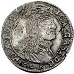 szóstak 1666, Wilno, odmiana z kropkami po bokach cyfry VI,