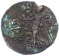 KARIA- Rodos, hemidrachma 125-88 pne, Aw: G owa Heliosa na wprost,
