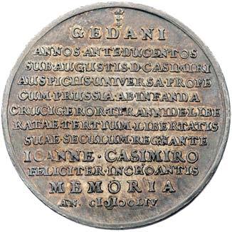 1645 r, Aw: Popiersie m odocianego króla Ludwika XIV w prawo i napis w otoku.