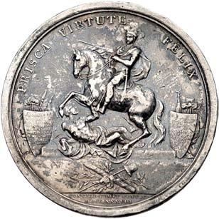 Stanis aw Lubomirski- marsza ek wielki koronny, medal autorstwa J. F.