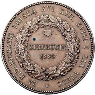 Karol Estreicher- medal bity w Wiedniu i ofiarowany uczonemu przez ko o