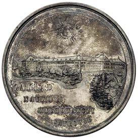 Uniwersytetu Jagielloƒskiego, u do u daty 1364-1400-1900 i napis w otoku, bràz 68 mm, patyna II+ 100,- 870 873 *870.