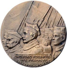 setna rocznica Êmierci Tadeusza KoÊciuszki- medal autorstwa Jana Wysockiego 1917 r.