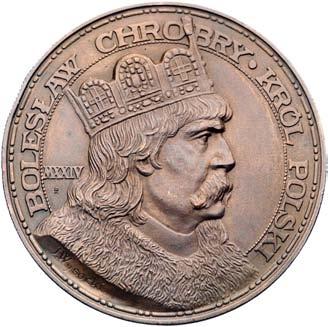 894 *894. 900-letnia rocznica koronacji Boles awa Chrobrego- medal autorstwa Jana Wysockiego 1924 r.