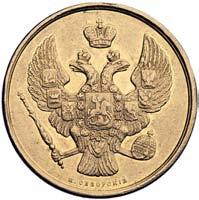 GHTEDGÒDF?OTVE, Rw: Orze rosyjski, z oto 33 mm, 22.50 g III+ 2.000,- 934.