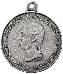 medal na pamiàtk wojny rosyjsko-japoƒskiej 1904-1905, odmiana ciemnobràzowa, 28 mm, Czepurnow 961, 3.