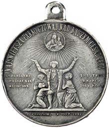 medal dla upami tnienia panowania Aleksandra III 1881-1894, srebro, 28 mm, Czepurnow 911, medal na pamiàtk 100-lecia Wojny Ojczyênianej 1812-1912, bràz, 28 mm, Czepurnow