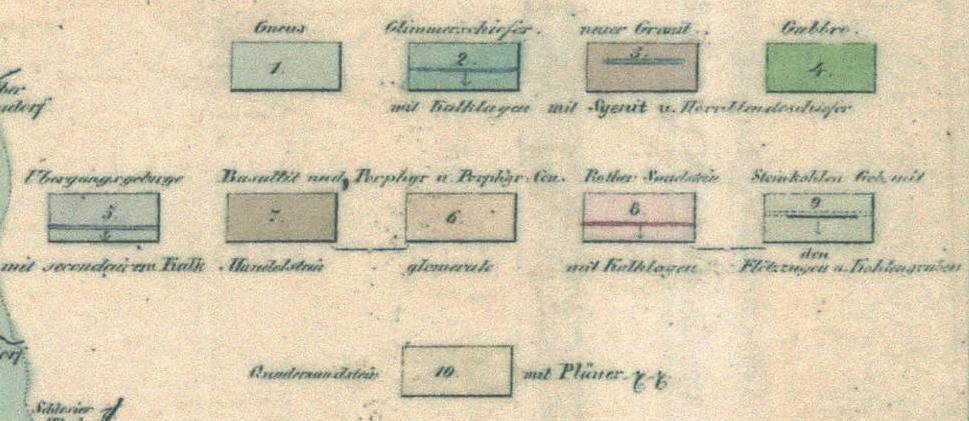 1831 Gabbro Rudolf von Carnall 1804 1874 Geognostische Beschreibung von einem Theile des Nieder- Schlesischen, Glätzischen u.