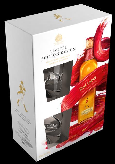 JOHNNIE WALKER RED LABEL 0,7 L PUSZKA