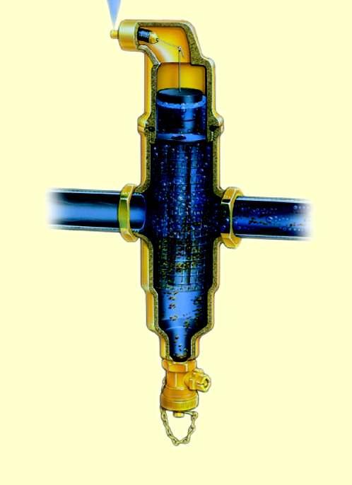 SEPARATORY MIKROPÊCHERZY POWIETRZA I ZANIECZYSZCZEÑ strna 20 SPIRO COMBI - sparatr pwitrza i zaniczyszcz ñ z instalacji.