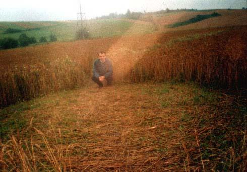 5012-[4c] Fot. (i Rys.) B20_2 z [4c]: Zdjęcie niewidzialnego dla ludzkich oczu wehikułu UFO działającego w stanie tzw. "migotania telekinetycznego".