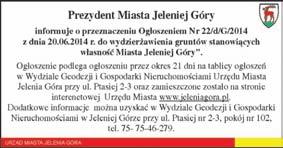Bankowa 18, odbêdzie siê: D R U G A L I C Y T A C J A nieruchomoœci po³o onej w miejscowoœci Wojcieszyce (przypisany nr 291) na dzia³ce nr 456 (wg ksiêgi wieczystej na dzia³kach 176/29 i 176/28) i