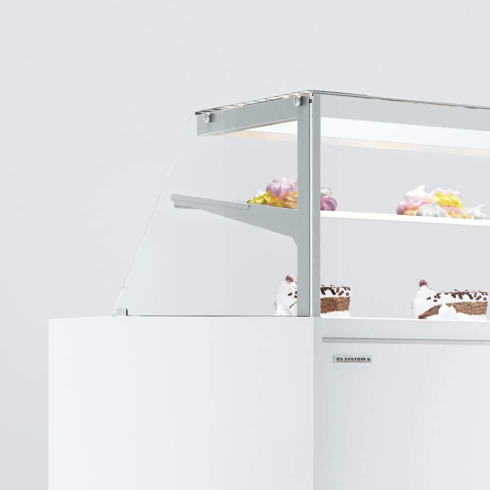 Volans Multifunctional display device designed for bakeries and pastry shops. The modular system enables you to join units operating in different temperature ranges.