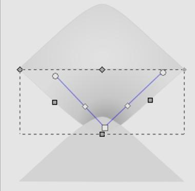 Proponowany: gradient radialny. Uwaga!