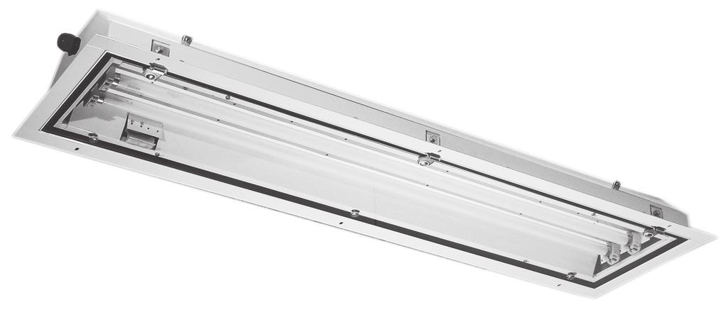 OPRAWY ŚWIETLÓWKOWE W WYKONANIU PRZECIWWYBUCHOWYM RLF/RLF-INOX 250 18-58 W / RLF/RLF-INOX 250.