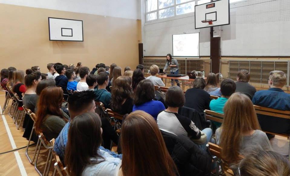 Byłam na letnim obozie języka angielskiego z uczniami z gimnazjum w Chomiąży Szlacheckiej.