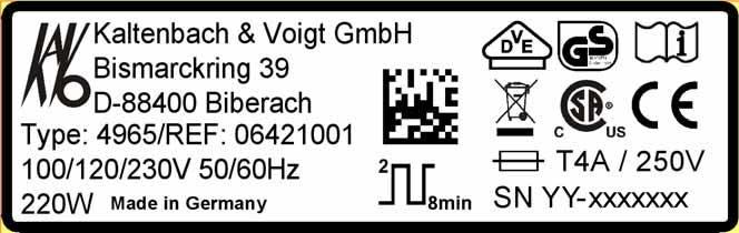 3 Opis produktu 3.3 Nożne urządzenie sterujące K-Control TLC 4970 3.