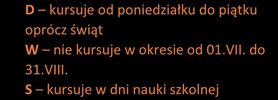 06:05 07:10-08:25 13:15 14:45 16:55 Olsztyńska I 06:06 07:11-08:26 13:16 14:46 16:56 Olsztyńska II 06:07 07:12-08:27 13:17 14:47 16:57 Warszawska 06:08 07:13-08:28 13:18 14:48 16:58 Słoneczna /